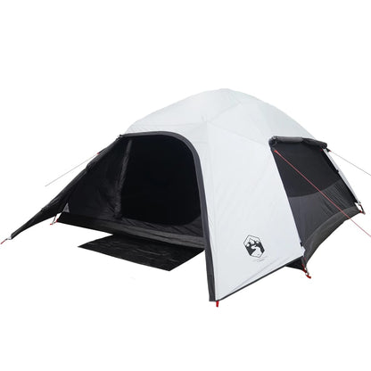 Family Tent Dome 6-Person White Blackout Fabric Waterproof