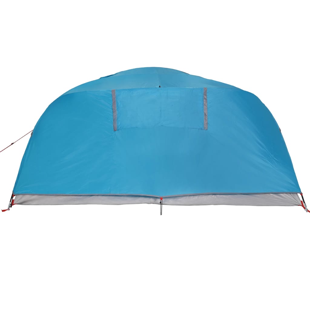 Camping Tent Dome 4-Person Blue Waterproof