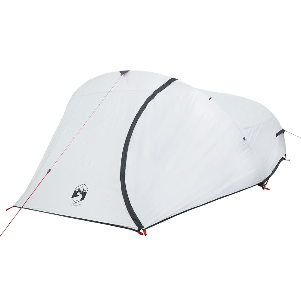 Camping Tent Dome 4-Person White Blackout Fabric Waterproof