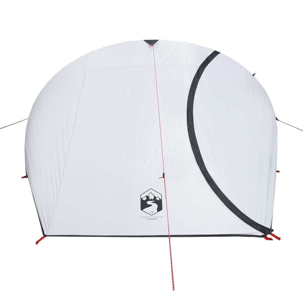 Camping Tent Dome 4-Person White Blackout Fabric Waterproof