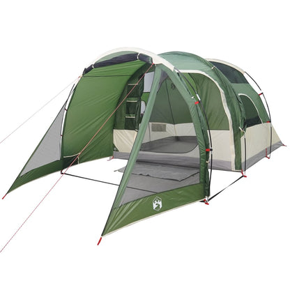 Camping Tent Tunnel 4-Person Green Waterproof