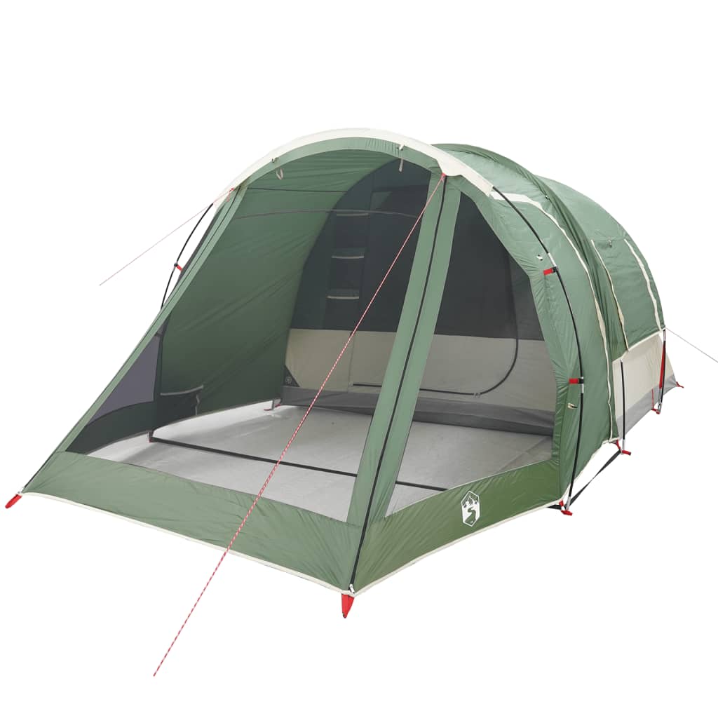 Camping Tent Tunnel 4-Person Green Waterproof