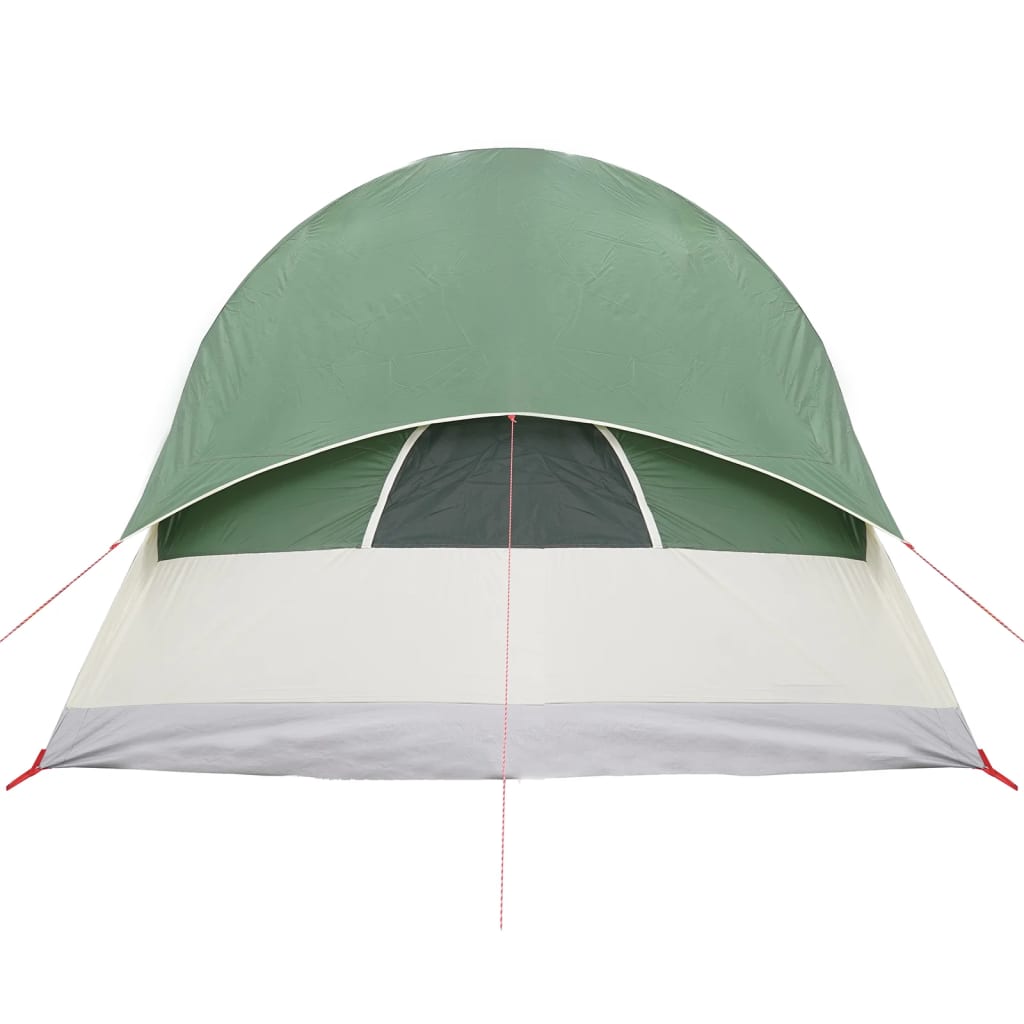 Camping Tent Tunnel 4-Person Green Waterproof