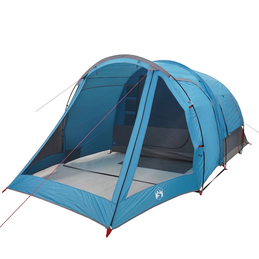 Camping Tent Tunnel 4-Person Blue Waterproof