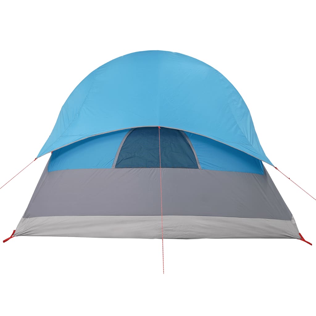 Camping Tent Tunnel 4-Person Blue Waterproof