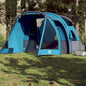 Camping Tent Tunnel 4-Person Blue Waterproof