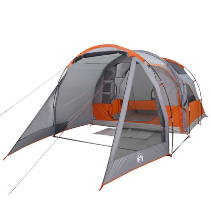 Camping Tent Tunnel 4-Person Grey Waterproof