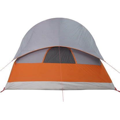 Camping Tent Tunnel 4-Person Grey Waterproof