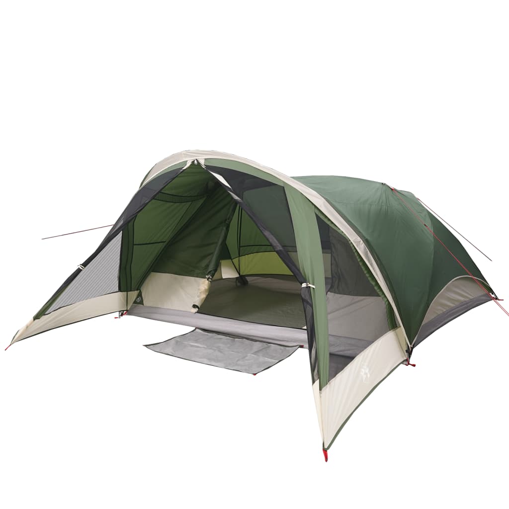 Family Tent Cabin 6-Person Green Waterproof