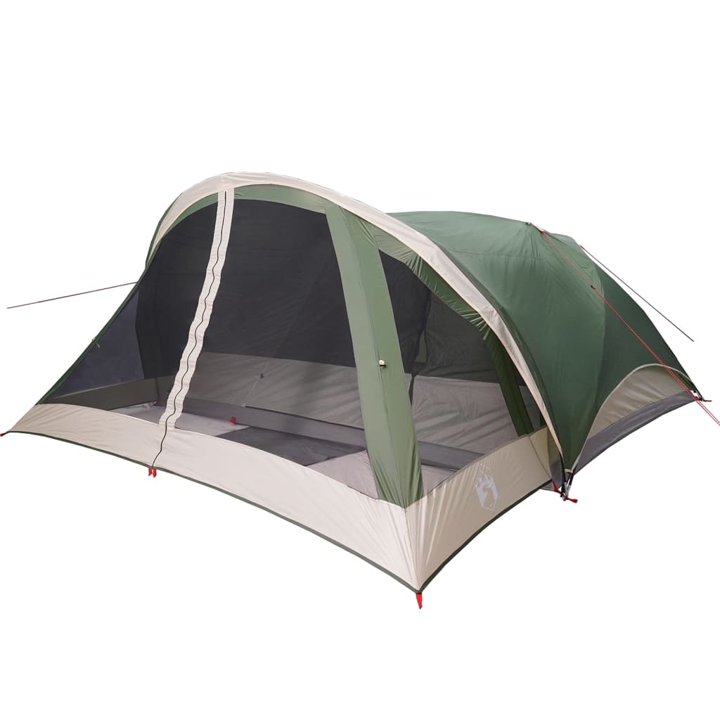 Family Tent Cabin 6-Person Green Waterproof