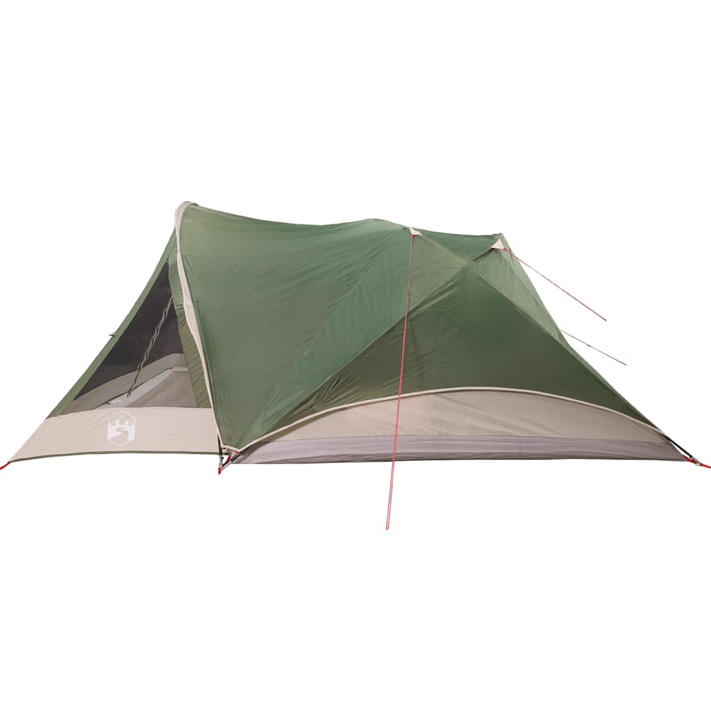 Family Tent Cabin 6-Person Green Waterproof