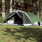 Family Tent Cabin 6-Person Green Waterproof