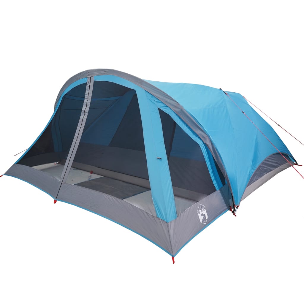 Family Tent Cabin 6-Person Blue Waterproof