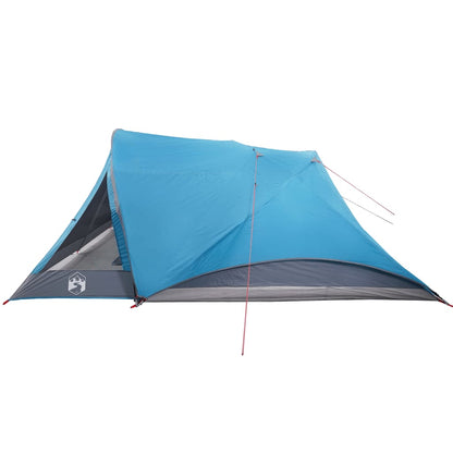 Family Tent Cabin 6-Person Blue Waterproof