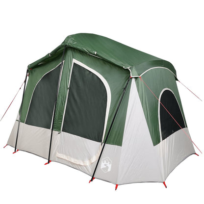 Camping Tent Cabin 5-Person Green Waterproof