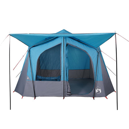 Camping Tent Cabin 5-Person Blue Waterproof