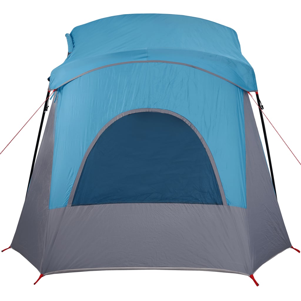 Camping Tent Cabin 5-Person Blue Waterproof