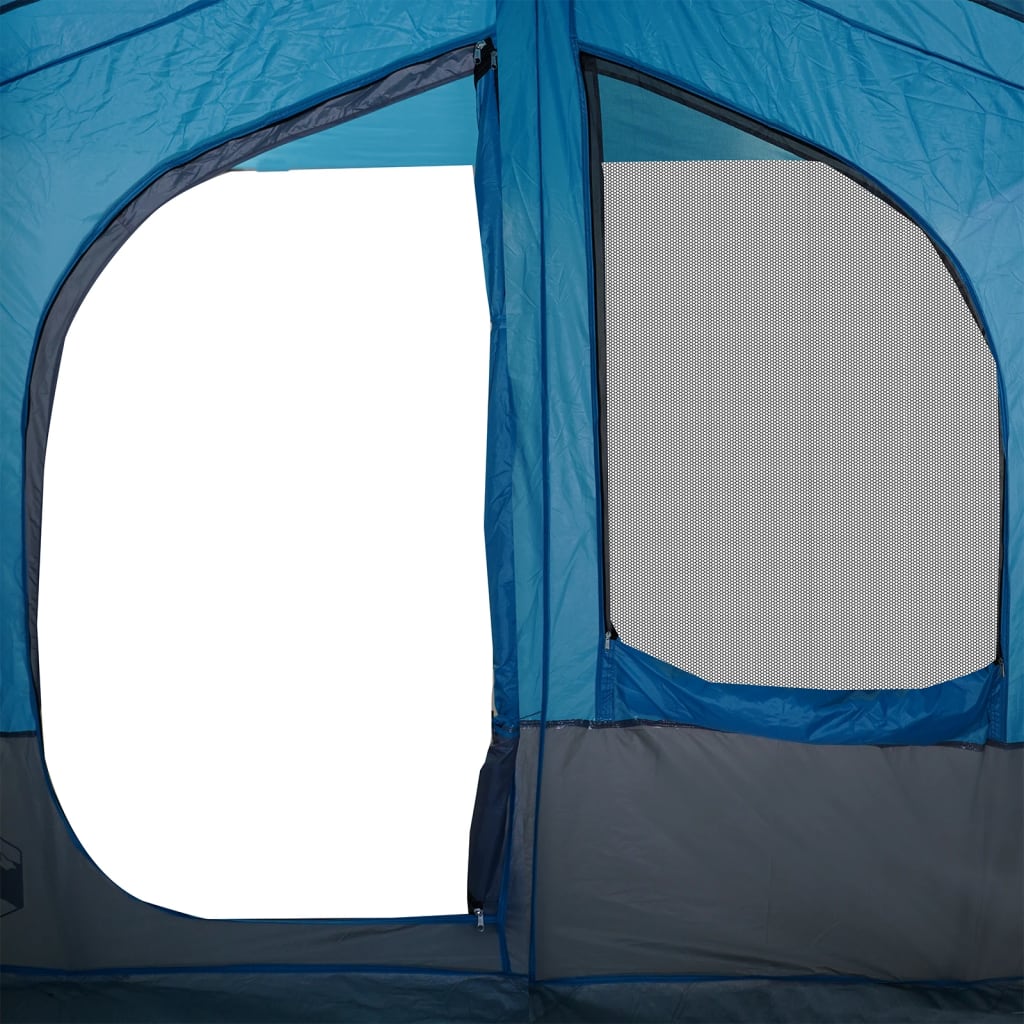 Camping Tent Cabin 5-Person Blue Waterproof