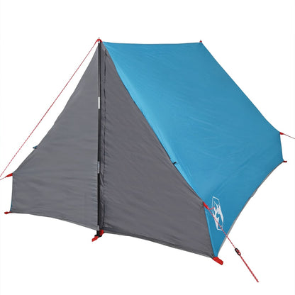 Camping Tent A-Frame 2-Person Blue Waterproof