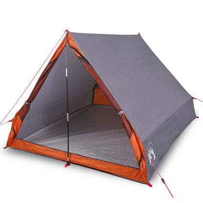 Camping Tent A-Frame 2-Person Grey Waterproof