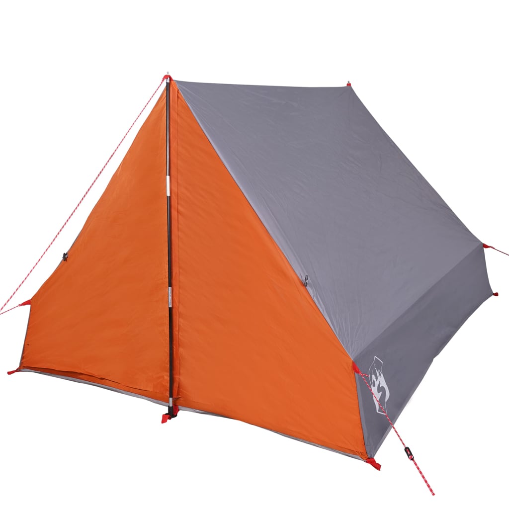 Camping Tent A-Frame 2-Person Grey Waterproof