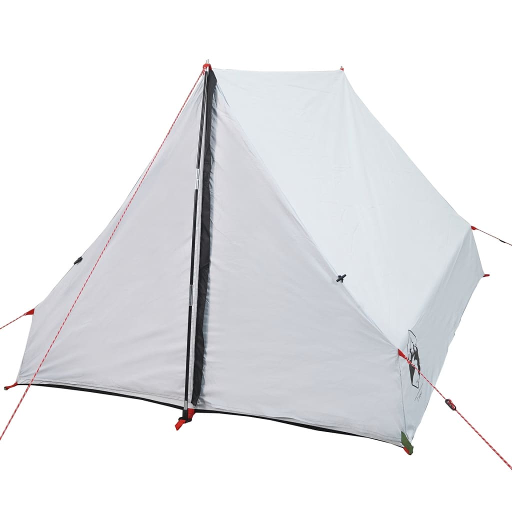 Camping Tent A-Frame 2-Person White Blackout Fabric Waterproof