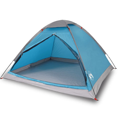 Camping Tent Dome 2-Person Blue Waterproof