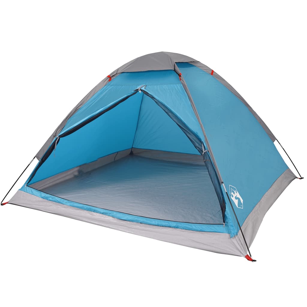 Camping Tent Dome 2-Person Blue Waterproof