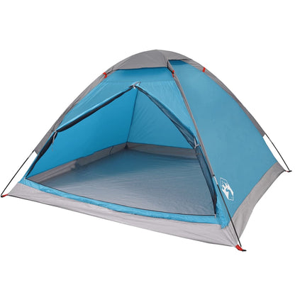 Camping Tent Dome 2-Person Blue Waterproof