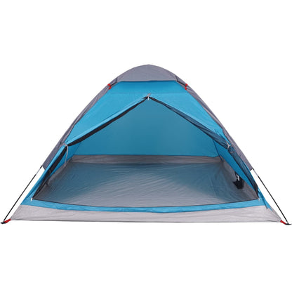 Camping Tent Dome 2-Person Blue Waterproof