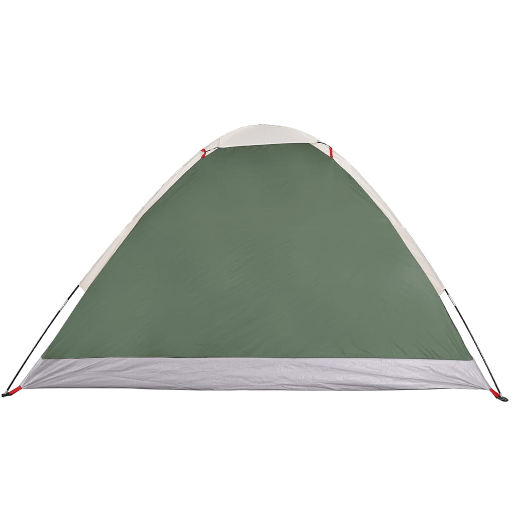 Camping Tent Dome 4-Person Green Waterproof