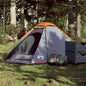 Camping Tent Dome 2-Person Grey and Orange Waterproof