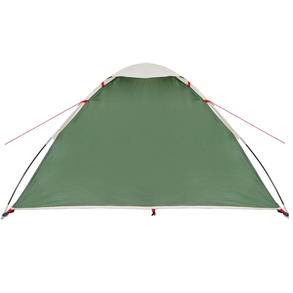 Camping Tent Dome 4-Person Green Waterproof