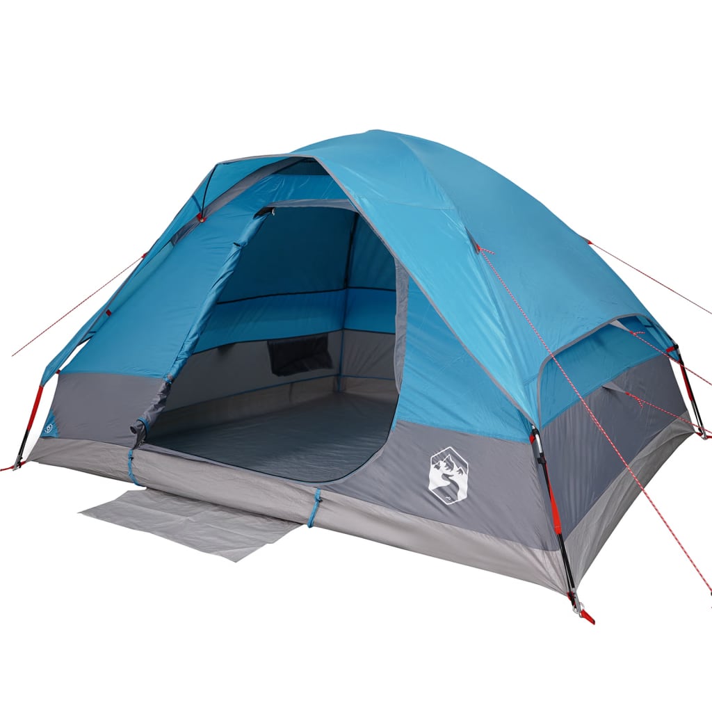 Camping Tent Dome 2-Person Blue Waterproof