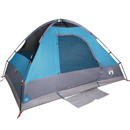 Camping Tent Dome 2-Person Blue Waterproof