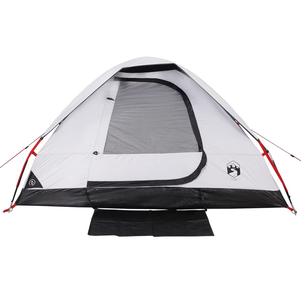 Camping Tent Dome 2-Person White Blackout Fabric Waterproof