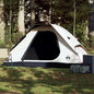 Camping Tent Dome 2-Person White Blackout Fabric Waterproof