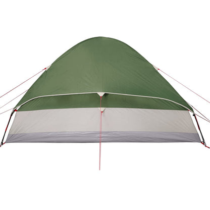 Camping Tent Dome 4-Person Green Waterproof