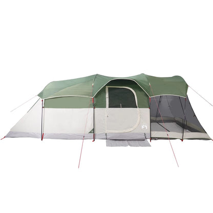 Family Tent Tunnel 8-Person Green Waterproof