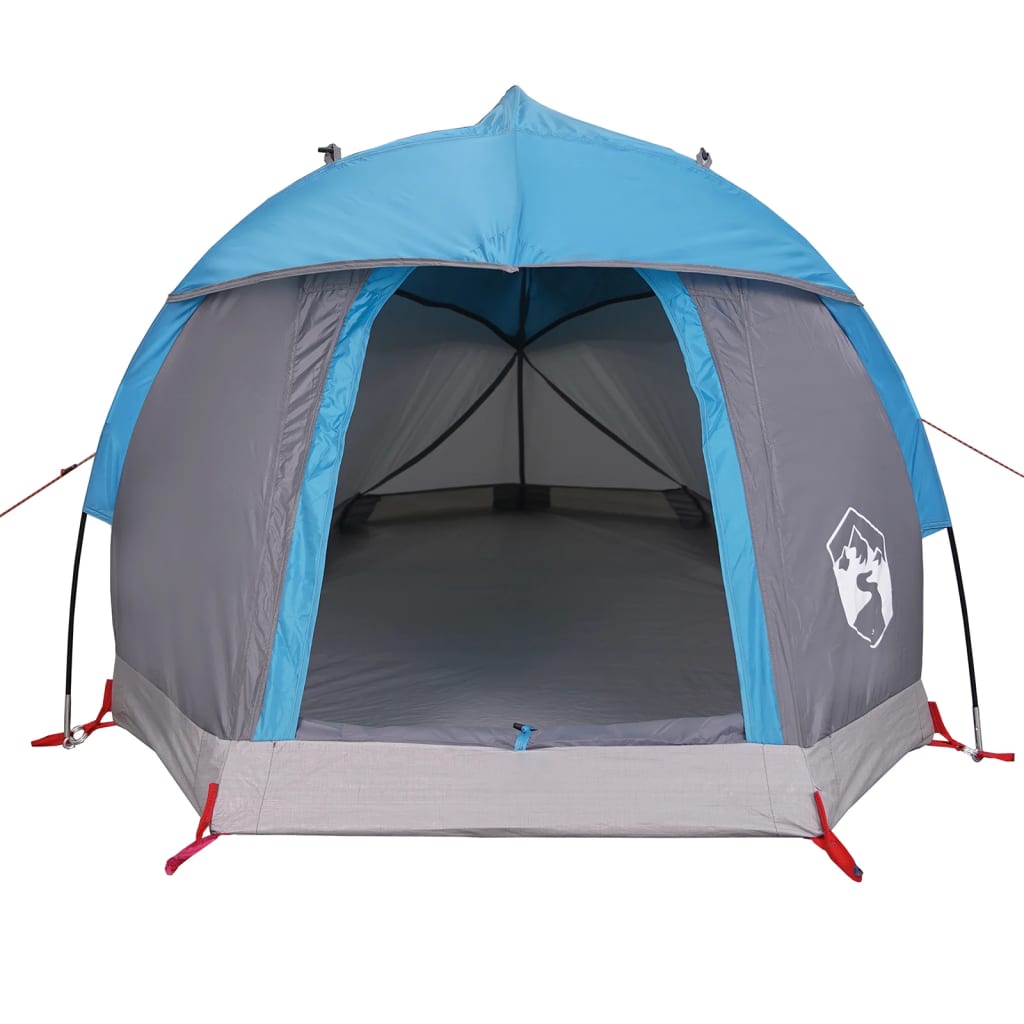 Camping Tent Dome 1-Person Blue Waterproof