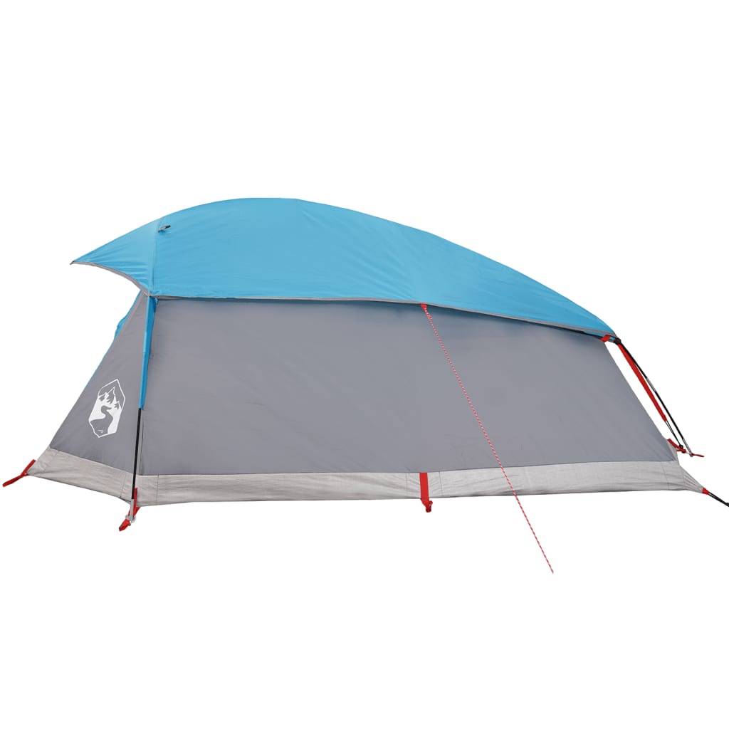 Camping Tent Dome 1-Person Blue Waterproof