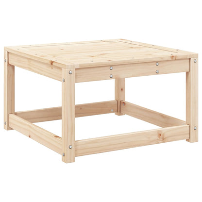 Garden Footstool Solid Wood Pine