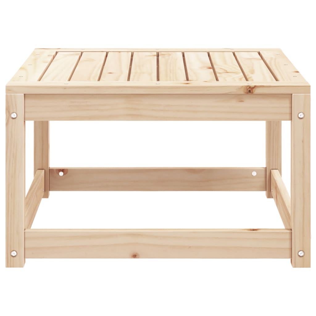 Garden Footstool Solid Wood Pine