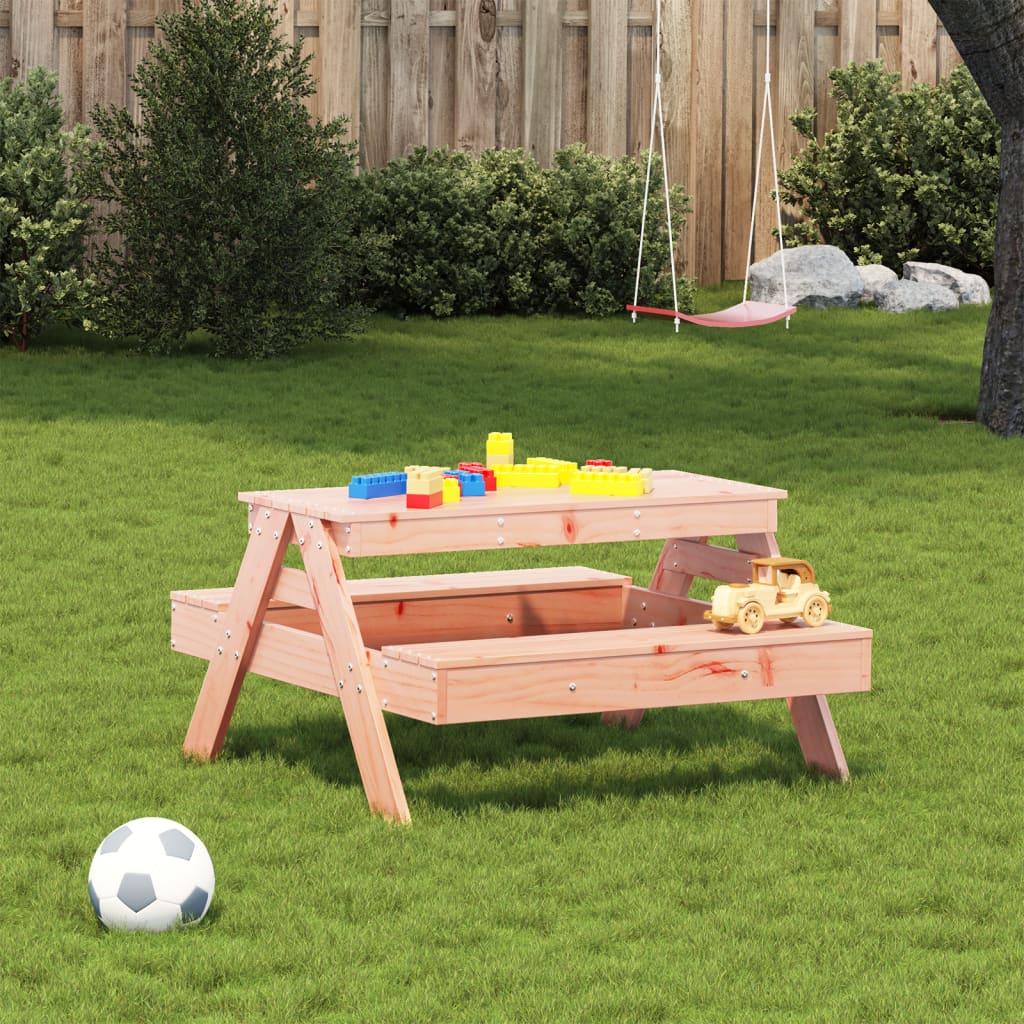 Picnic Table for Kids 88x97x52 cm Solid Wood Douglas