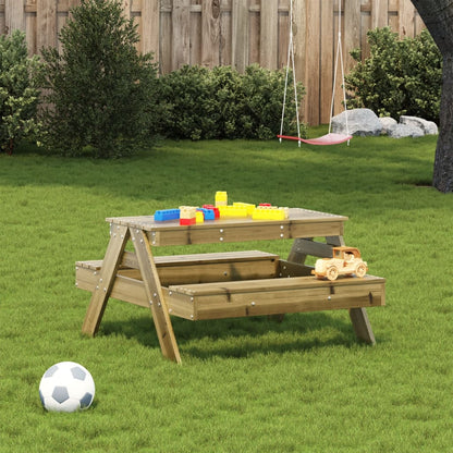 Picnic Table for Kids 88x97x52 cm Impregnated Wood Pine