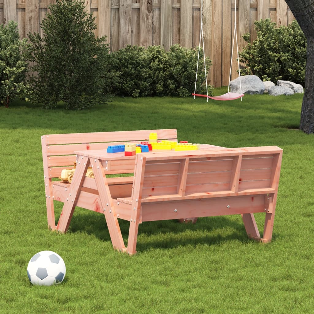 Picnic Table for Kids 88x122x58 cm Solid Wood Douglas