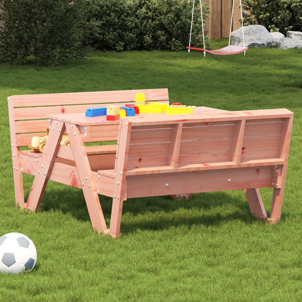 Picnic Table for Kids 88x122x58 cm Solid Wood Douglas