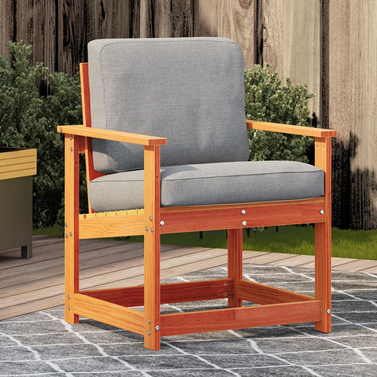 Garden Chair Wax Brown 62x56x77 cm Solid Wood Pine