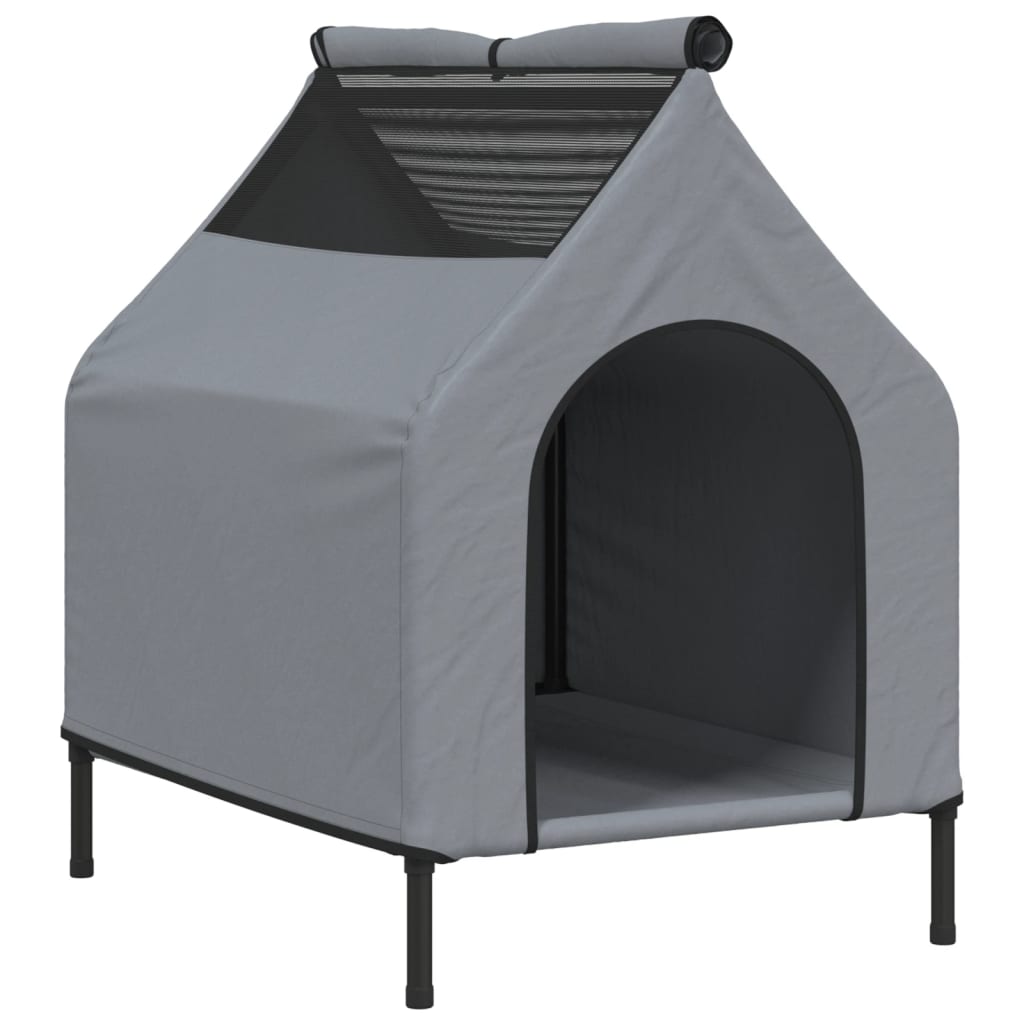 Dog House Anthracite Oxford Fabric and Steel