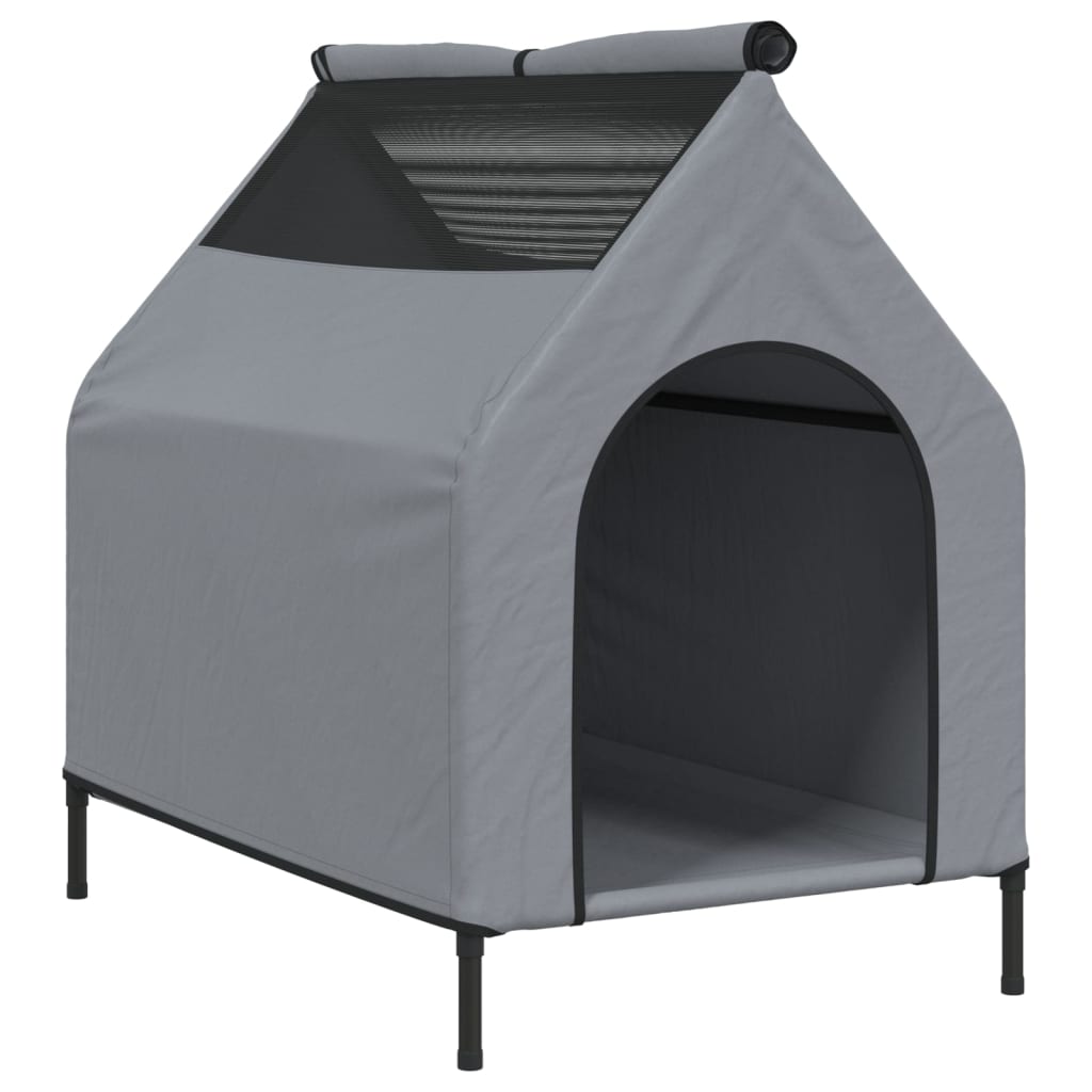 Dog House Anthracite Oxford Fabric and Steel